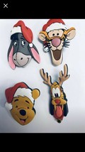 Disney Christmas Pins Eeyore Pluto Tigger Winnie the Pooh - £29.90 GBP