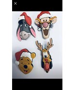 Disney Christmas Pins Eeyore Pluto Tigger Winnie the Pooh - £31.38 GBP