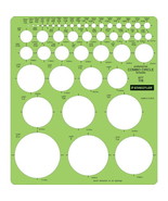 Staedtler Drafting Mars Template, Circle Combo - $272.13 MXN