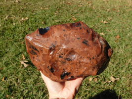 Mahogany Obsidian Natural Rough Volcanic Glass 5lb+ Lapidary Spalling Me... - £67.16 GBP