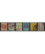 Great Britain Sc# 111-115, 118 used Queen Victoria Jubilee (1887) Postage - $27.62 CAD