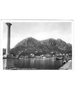 Italy Capri Marina Grande Banchina del Porto Quay Panorama RPPC Postcard 4X6 - $4.99
