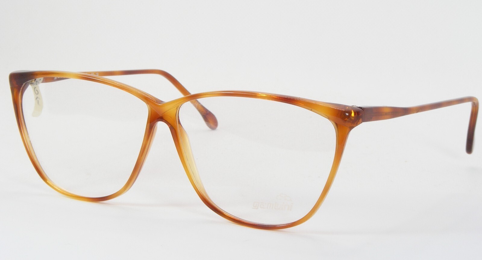 Vintage Gambini 422 2 Havana Marron Rare Lunettes 52-18-140mm Italie - $76.17