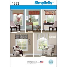 Simplicity 1383 Window Valances Sewing Patterns, 36&#39;&#39; to 40&#39;&#39; - £14.93 GBP