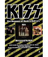 KISS Band 20 x 30 Reproduction &quot;Dressed To Kill&quot; Promo Poster - Collecti... - £39.96 GBP