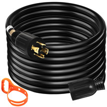 VEVOR 30A 50FT Generator Extension Cord NEMA L14-30 10AWG 4 Prong Copper Wire - £106.93 GBP