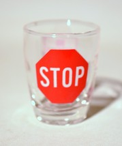 Shot Glass Shooter Stop Sign No Parking At any Time Vintage 2 oz - $6.88 CAD