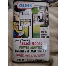 Vintage 1960&#39;s Gunk General Purpose Degreaser Metal Can Empty Automotive... - $297.02 MXN