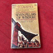 1st Edition Seven Pillars of Wisdom by TE Lawrence VTG 1962 Dell Paperback Book - $13.85