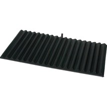 Black Faux Leather 18 Slot Bracelet Tray Jewelry Display 14 1/8&quot; x 7 5/8&quot; - £9.33 GBP