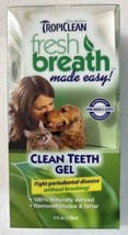 TropiClean Fresh Breath Oral Care Clean Teeth Gel for Dogs, 4 Oz - £14.87 GBP