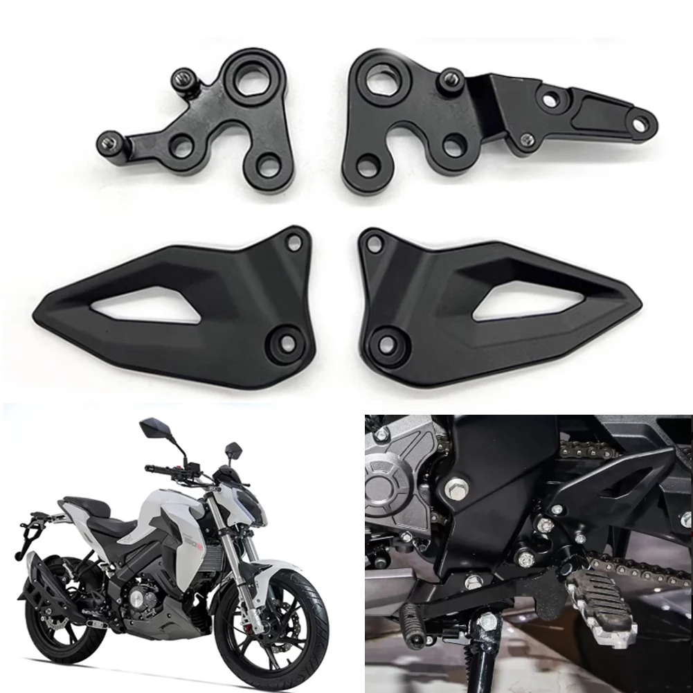 Pegs bracket foot pedals support decoration plate for benelli tnt bj150s bj150 31keeway thumb200