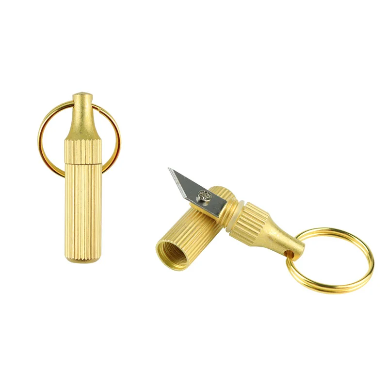 1Pcs ss Capsule Mini  Multifunctional Tools Portable Key Chain Decor Outdoor Sur - £40.08 GBP