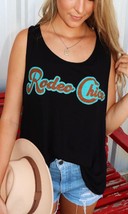 Cowgirl Kim Rodeo Chica Tank - Black - £5.50 GBP