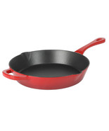 Crock-Pot Artisan 12 Inch Enameled Cast Iron Round Skillet in Gradient Red - $72.11