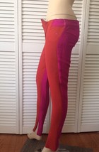 New Costume National 2 Color Red &amp; Hot Pink Pants (Size 38/4) - Msrp $1020.00! - £63.90 GBP