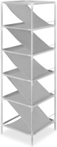 Whitmor Spacemaker Shoe Tower, 5-Tier, Gray - £25.57 GBP