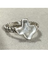 Retired James Avery Texas Ring Lone Star State Size 6.25 Sterling Silver... - $126.06 CAD