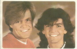⭕VTG card pocket calendar 1986 MODERN TALKING Portugal group music singer - $85.07 MXN