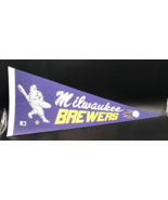 Vintage 1969 Milwaukee Brewers Vintage Pennant MLB Baseball Madaras 12x29 - $65.16