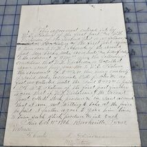 Antique Document Burkeville Texas 1901 Signed Curtis Tatum &amp; Dickerson - $25.35 CAD