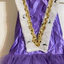 Curtain Call Costumes Dance Tutu Girls Purple White Dance Rafita Satin S... - $22.50