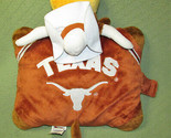 18&quot; PILLOW PETS UNIVERSITY OF TEXAS LONGHORNS FOOTBALL PLUSH STUFFED COW... - £20.92 GBP