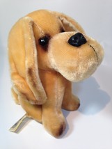Kamar Basset Hound Dog Plush RARE Vintage Mexico Brown Stuffed Animal 6&quot; - £31.46 GBP