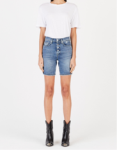COTTON CITIZEN Womens Denim Shorts Everyday Cozy Solid Blue Size 25W W41... - £61.63 GBP