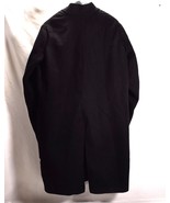 Rick Owens Mens 100% Cashmere Black One Button Coat 46 Italy RU14F2977 - $3,520.47 CAD
