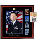 USAF Picture Frame Air Force Military Wall Army Photo Plaque Retirement ... - $205.78 CAD