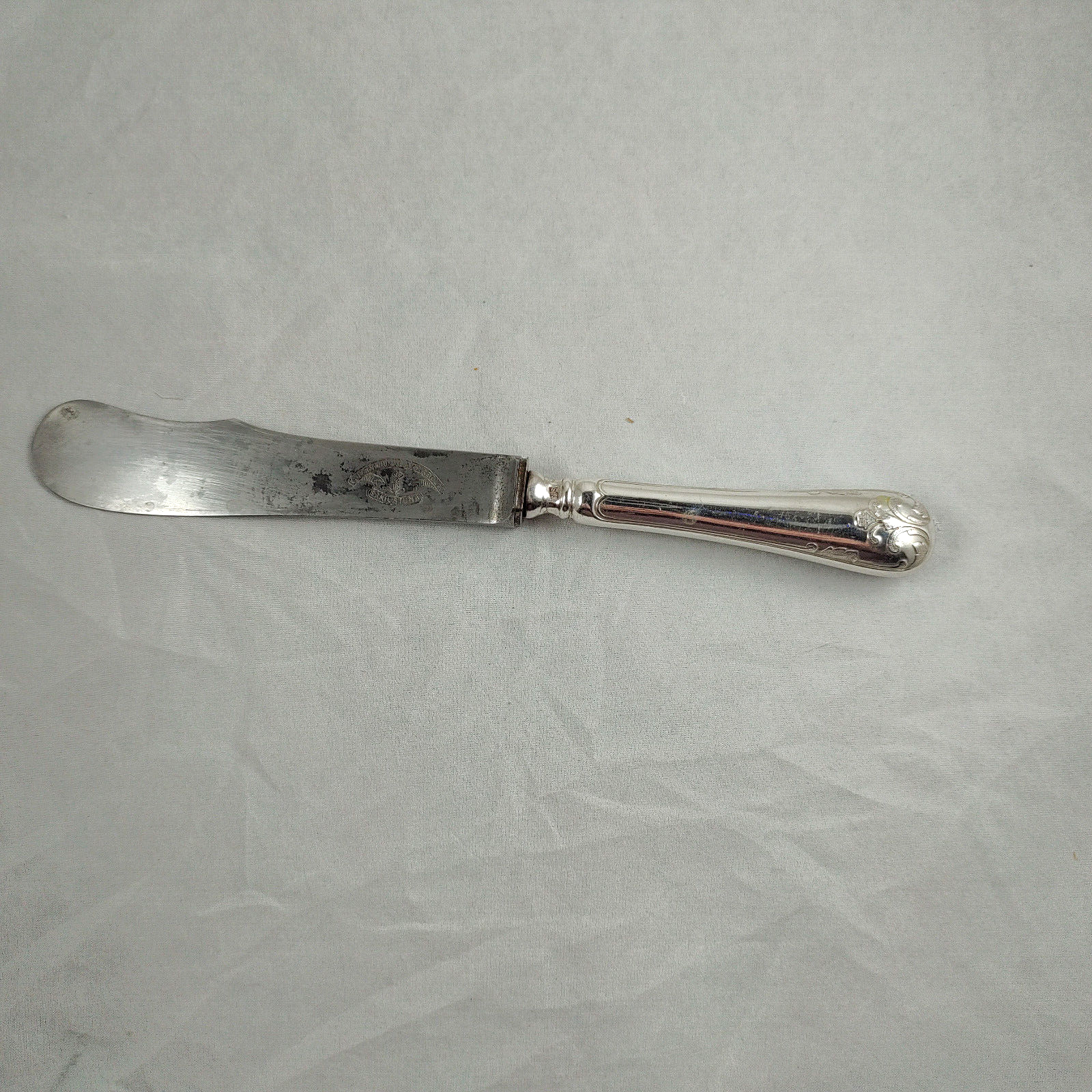 Primary image for Eskilstuna Table Knife E Jernmanufaktur Antique Made in Sweden Prop Display