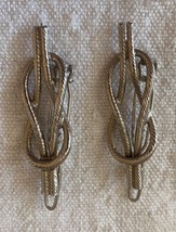 ⭕⭕VTG, 2 x hair clip, 70s/80s, metal, sailor knot, length 5.5cm - $11.88