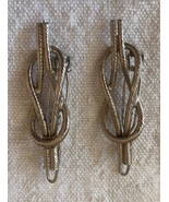 ⭕⭕VTG, 2 x hair clip, 70s/80s, metal, sailor knot, length 5.5cm - $221.66 MXN