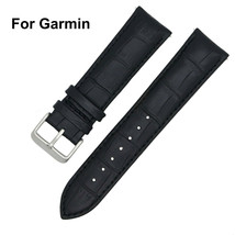 Leather Watch Band Strap for Garmin Vivoactive 3 Music Forerunner 245 645 Move - £5.58 GBP