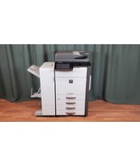 Sharp MX 4141N Color Copier Printer Scanner Network Booklet Finisher Low... - $2,920.50