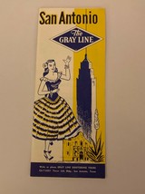 San Antonio The Gray Line Sightseeing Tours Brochure Texas - $20.00