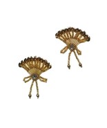 Elegance Beaded Fan Sequin  Hand Made Motif Pack of 2 Patches/Appliques,... - $13.53 CAD