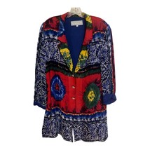 Dorothy Schoelen Platinum Women’s Jacket – L – Bold Batik Print – Made i... - $787.82 MXN