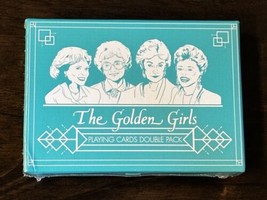 The Golden Girls Playing Cards Double Pack USAopoly Games Gin Rummy Inst... - £6.29 GBP