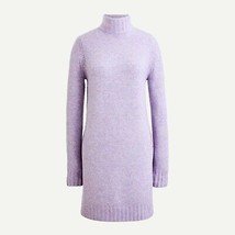 NWT Womens Size XXS J. Crew Violet Mockneck Shift Supersoft Yarn Sweater Dress - £30.83 GBP
