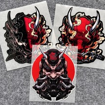 JDM Japanese Samurai Reflective Car Stickers Motorcycle Motorbike Motorcross Aut - £39.76 GBP