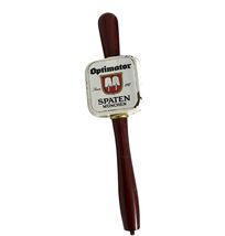 Spaten Munchen Optimator Doppelbock Beer Vintage Tap Handle Wooden 3 Sid... - $260.44 MXN