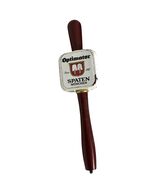 Spaten Munchen Optimator Doppelbock Beer Vintage Tap Handle Wooden 3 Sid... - $260.44 MXN