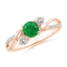 Authenticity Guarantee

ANGARA 0.65 Ct Emerald and Diamond Twisted Vine Engag... - £866.73 GBP