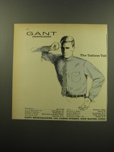 1959 Gant Shirts Ad - The Tabless Tab - £14.73 GBP