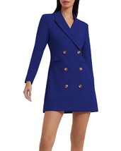 French Connection Women&#39;s Prince Rocks Whisper Blazer Dress Blue Size 2 B4HP - £45.07 GBP