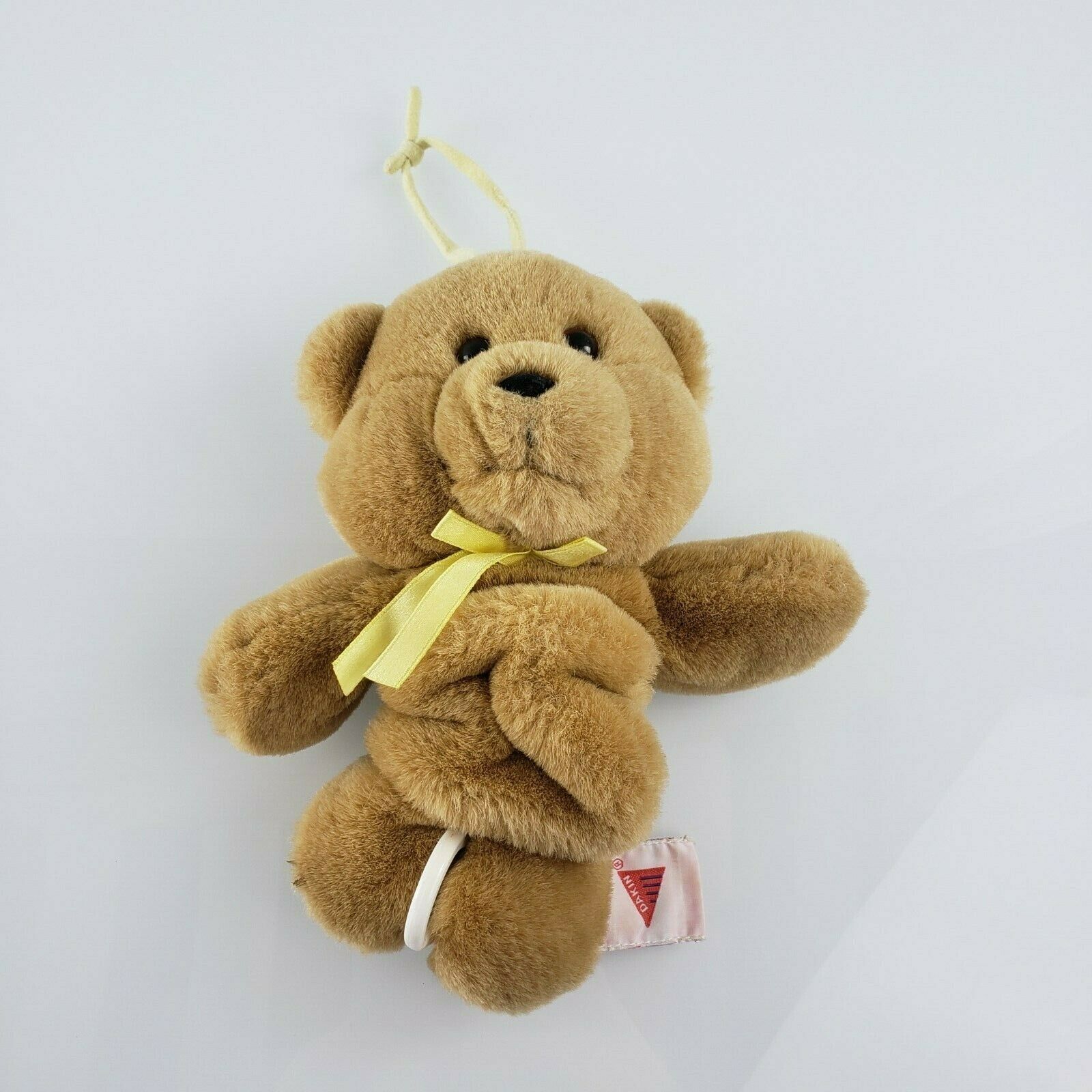 1994 DAKIN Tan Brown Starlight Bear Musical Crib Pull Toy “Twinkle Little Star” - $39.59
