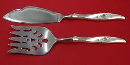 Rose Ballet by International Sterling Silver Fish Serving Set 2 Piece Cu... - $147.51