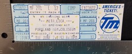 METALLICA - VINTAGE JUNE 2, 1992 PORTLAND, OREGON MINT WHOLE CONCERT TICKET - £24.04 GBP